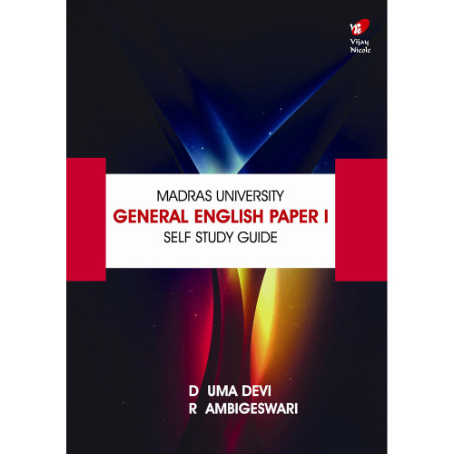 Madras University General English Paper I Self Study Guide